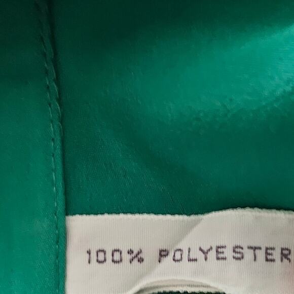 Vintage 1980’s Chaus Green Blouse Size 10 - Picture 5 of 8